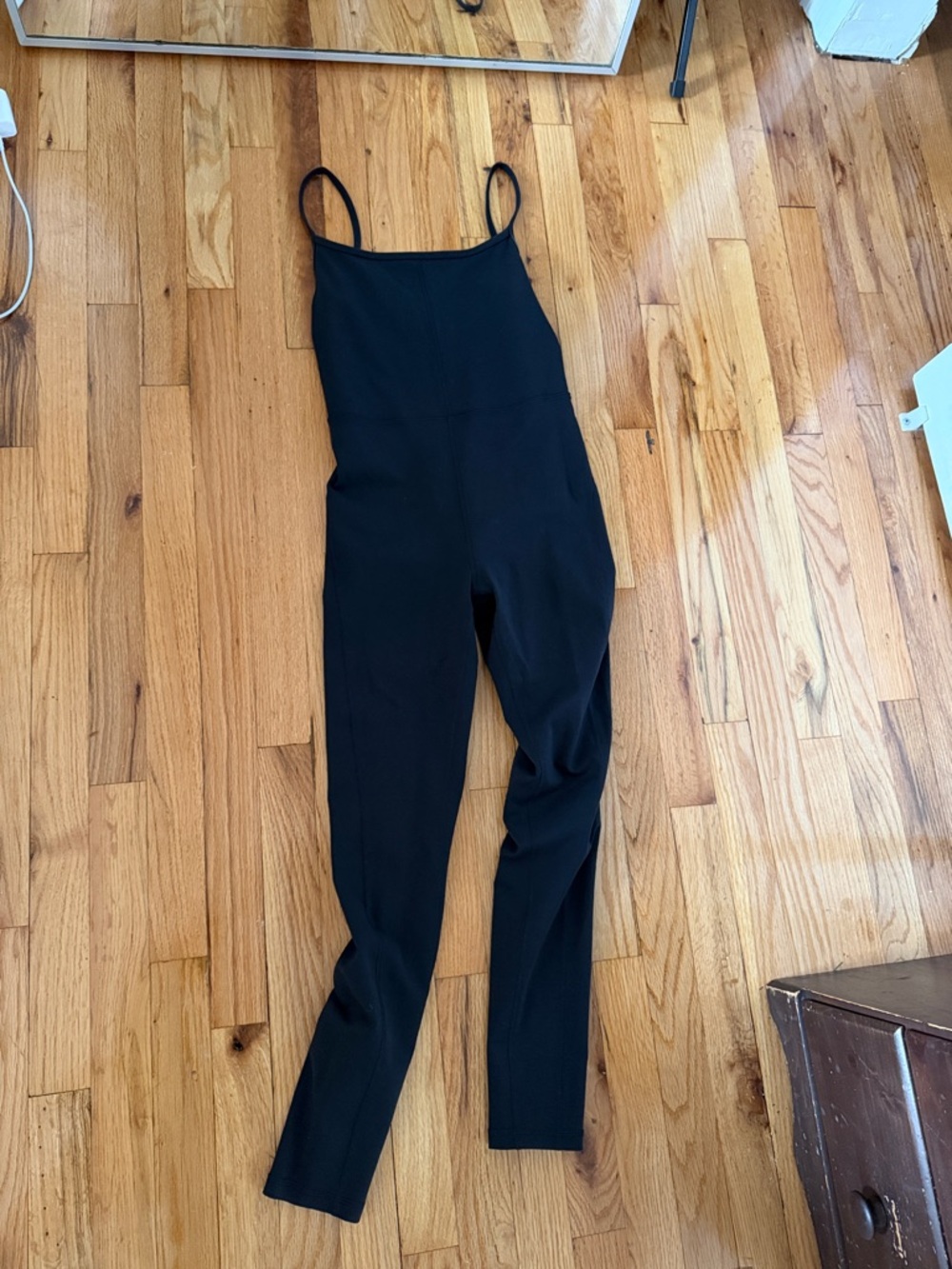 Aritzia Black Slim Strap Jumpsuit